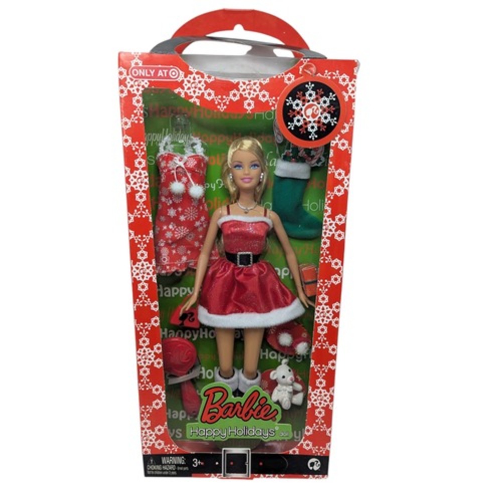 2008 Mattel Barbie Target Exclusive Happy Holidays Doll P9089